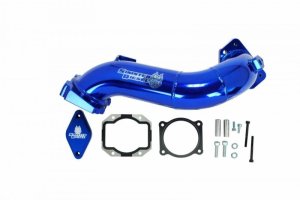 Chevrolet 3500 Intake Elbows - Sinister Diesel - High-Gloss Powder Coated - Sinister Blue - `11-`16